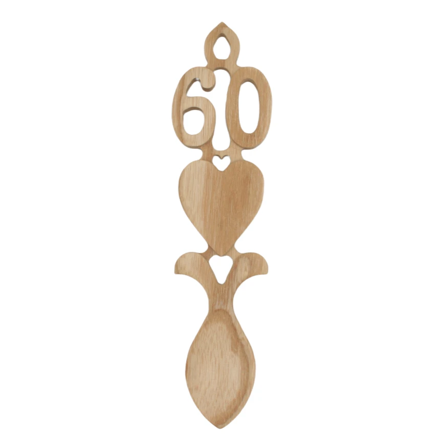 An image of a lovespoon titled 60th Occasion