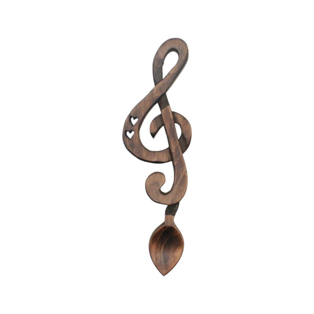An image of a lovespoon titled Music note & Hearts